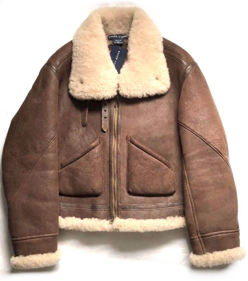 ラルフローレン　ムートン　シアリングジャケット