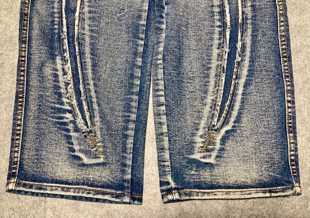 サグクラブ トライバルデニムパンツ ブルー サイズ2(W82cm)【未使用品】