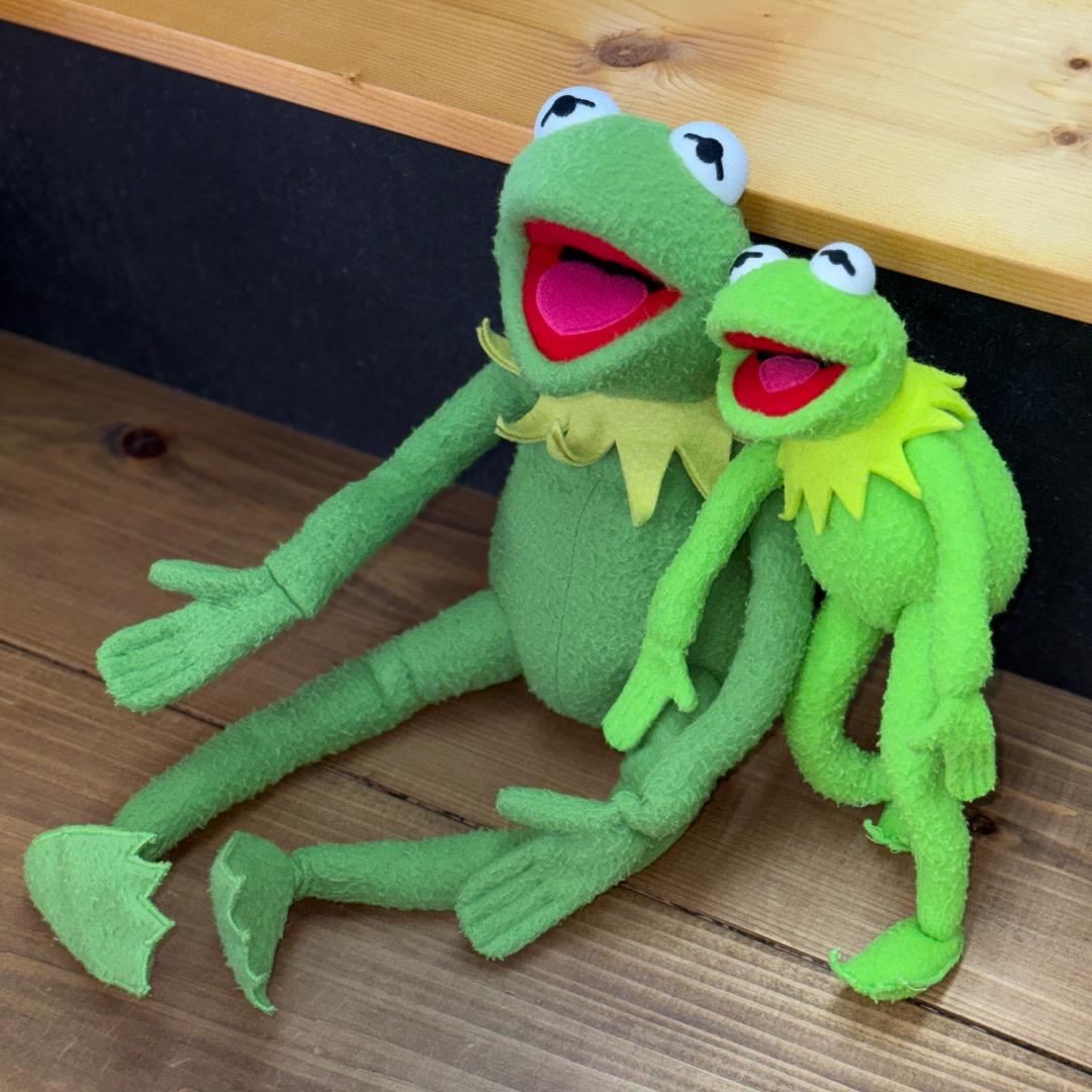 ✨カーミット 親子 ぬいぐるみ Jim Henson 90s✨