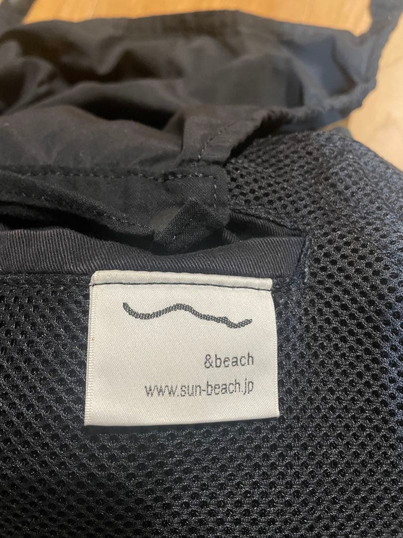 サンアンドビーチ sun＆beach 抱っこ紐 メッシュ　ブラック　OM-1