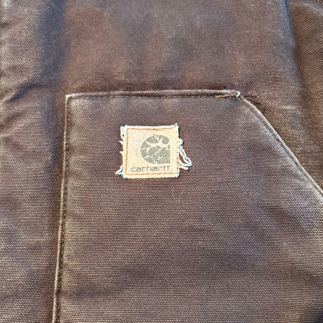 Carhartt Duck Vest カーハート ダックベスト ブラウン XL