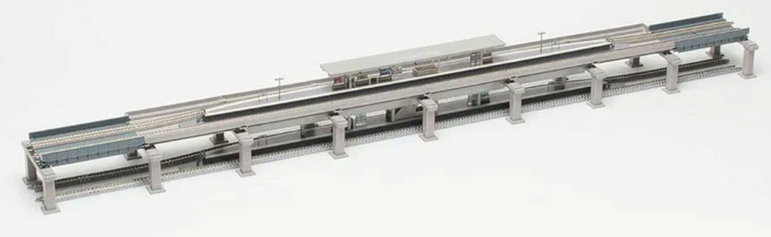 TOMIX Nゲージ 高架複線階層駅セット レールパターンHB-B 91043