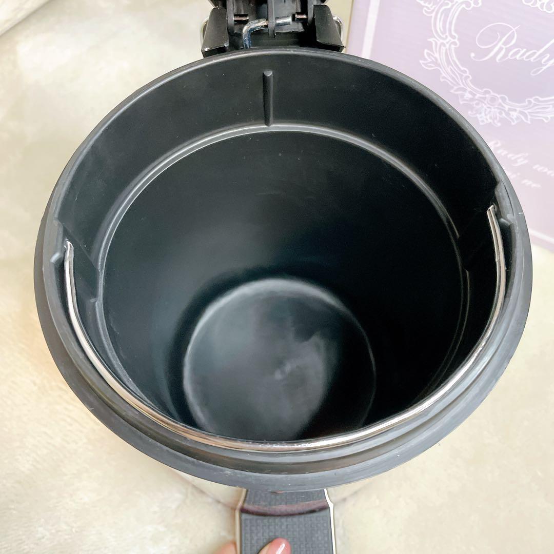 Rady リゾフラ ゴミ箱 ダストボックス サニタリーボックス 黒 Black