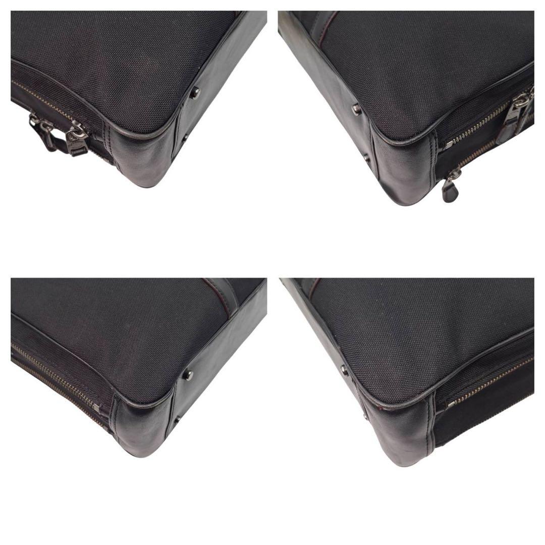 希少　コーチ　メトロポリタン　2way ブリーフケース　ダブルジップ　黒　168