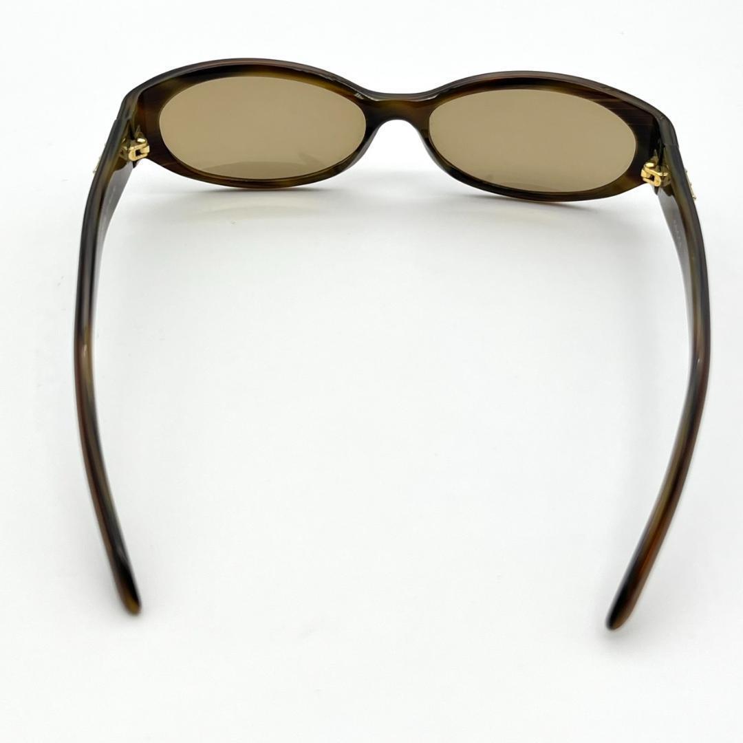美品 GUCCI サングラス べっ甲 度無し Gロゴ ゴールド金具 GG2522