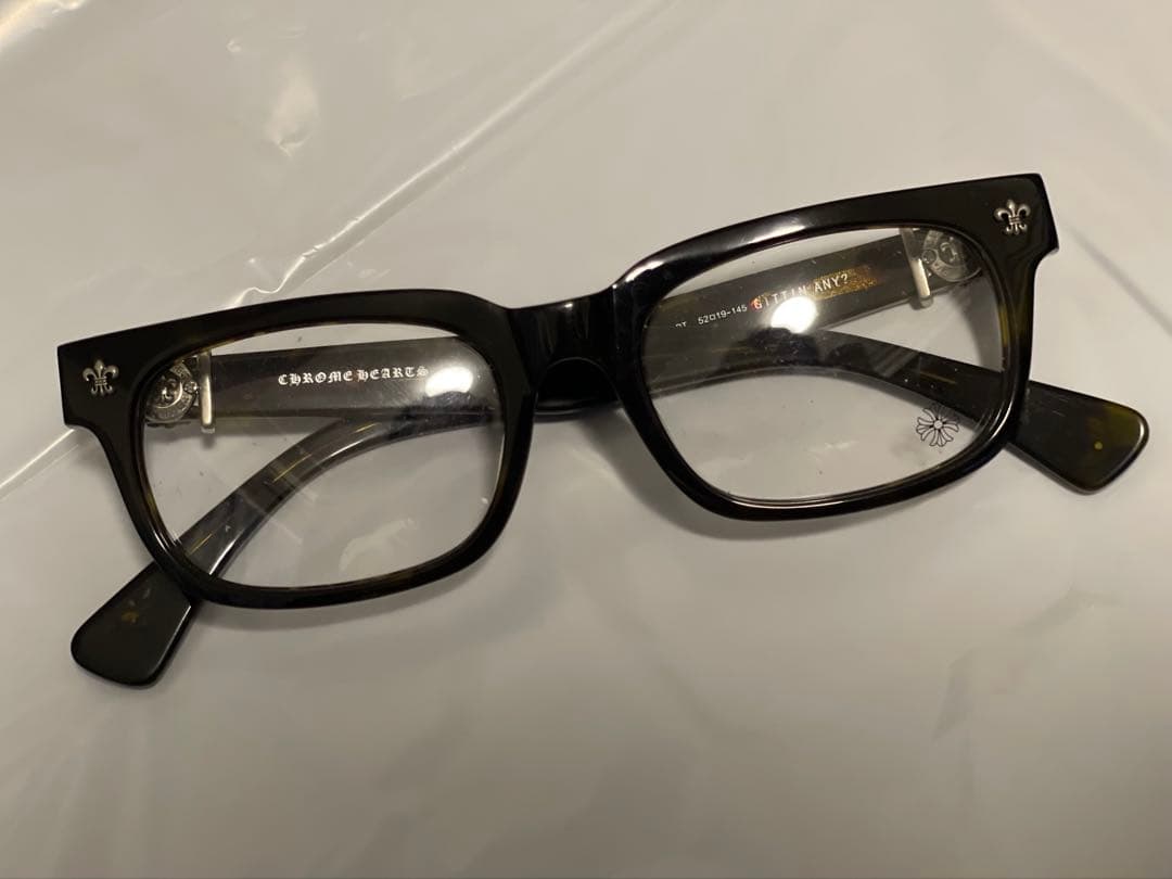 クロムハーツ　メガネ　フレア　伊達メガネ　chromehearts