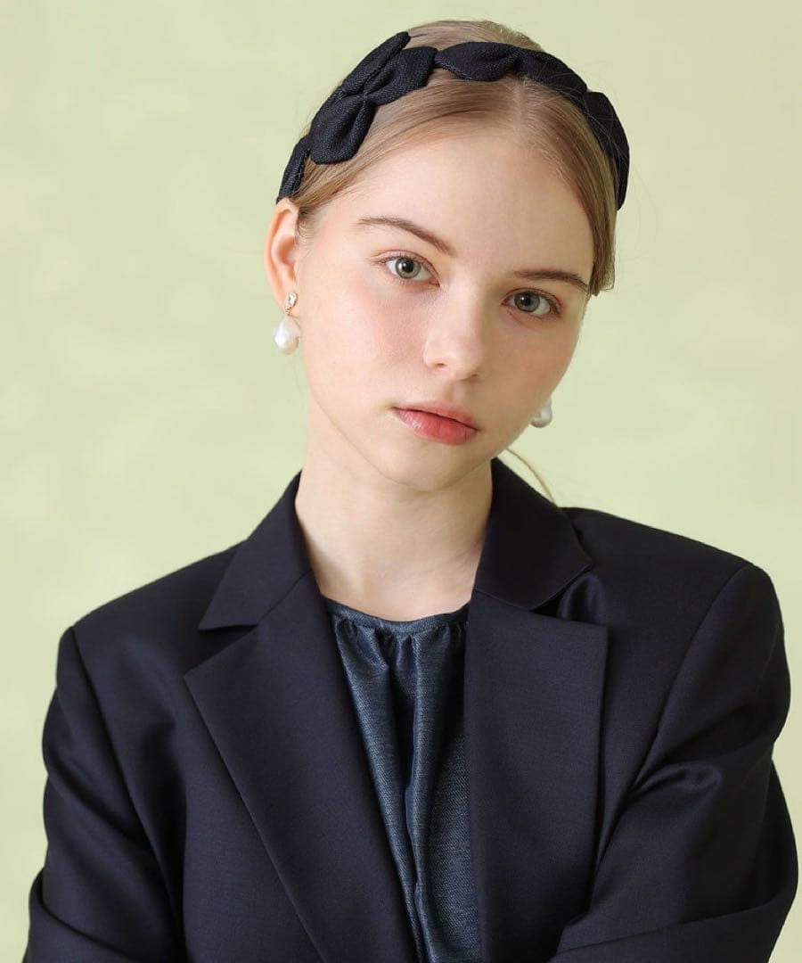 ✨美品✨ Jennifer Ouellette デニムリボンヘッドバンド