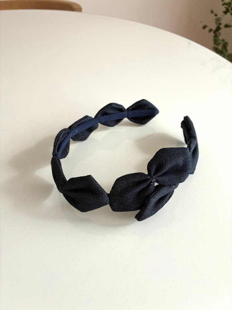 ✨美品✨ Jennifer Ouellette デニムリボンヘッドバンド