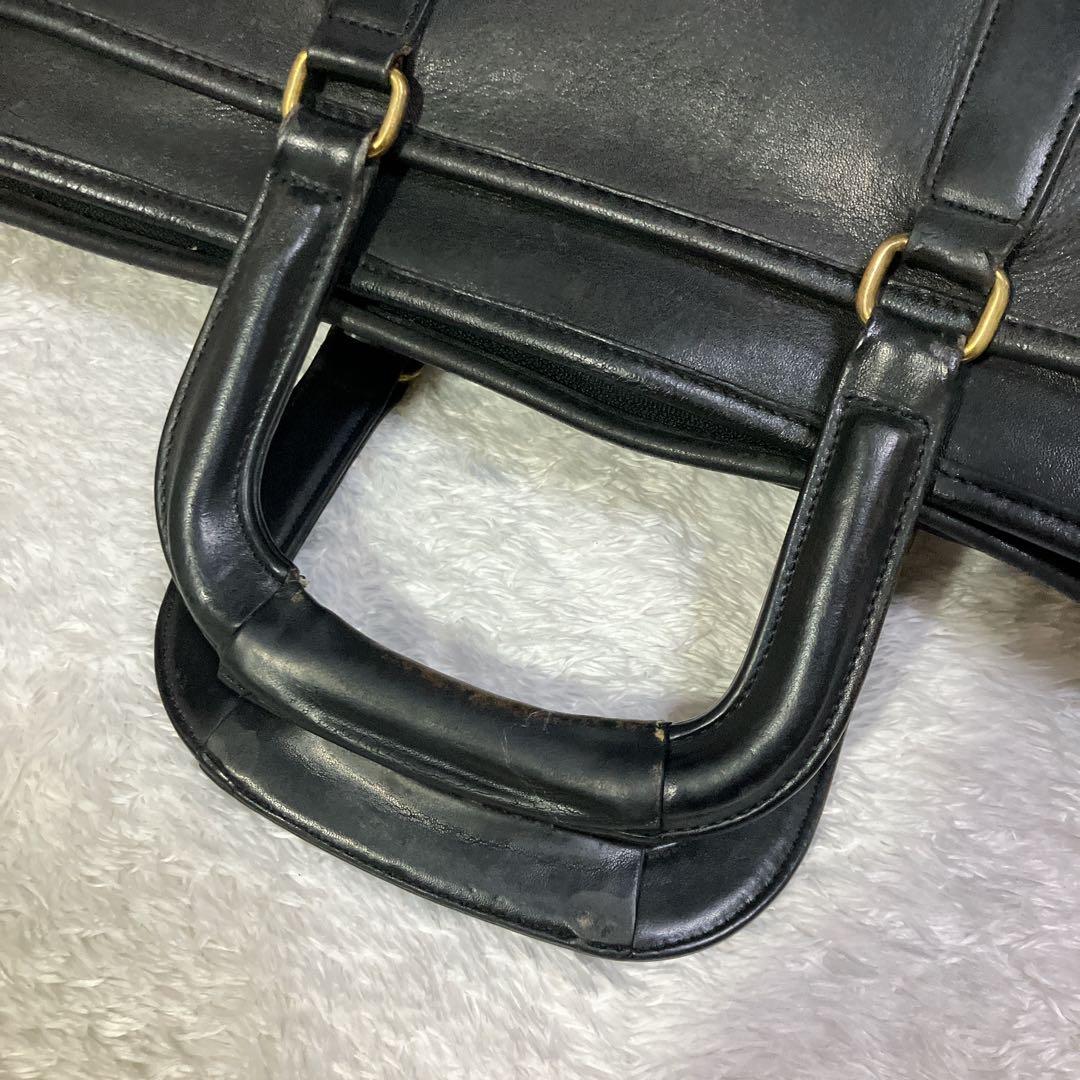 オールドコーチ　coach ブリーフケース　オールレザー　2way 5282