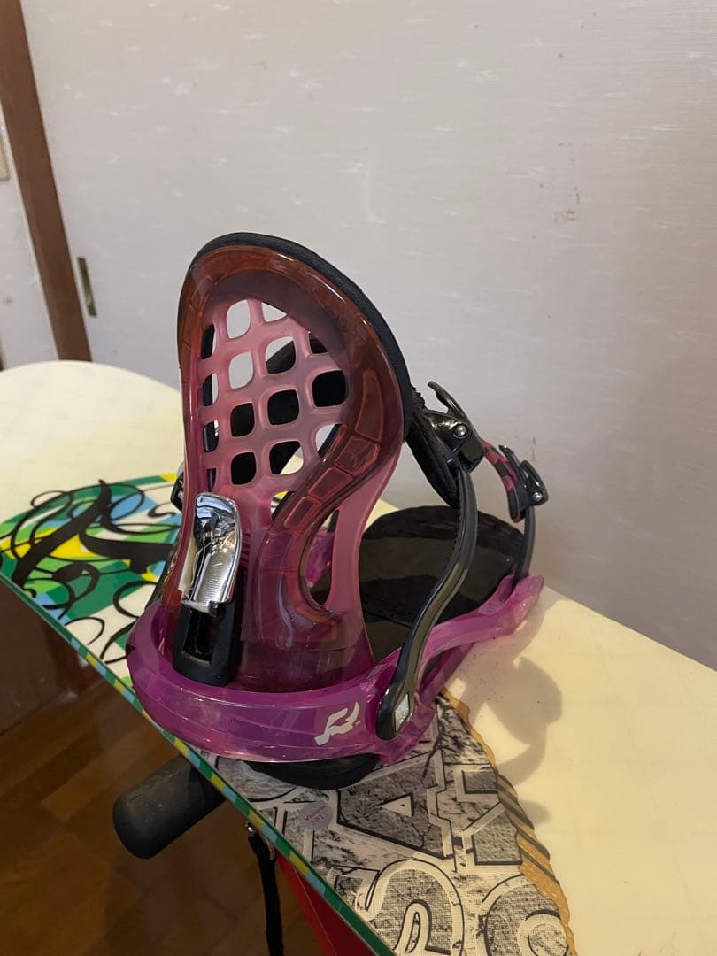 SALOMON スノーボード 155cm RIDE BIN(M) セット 美品