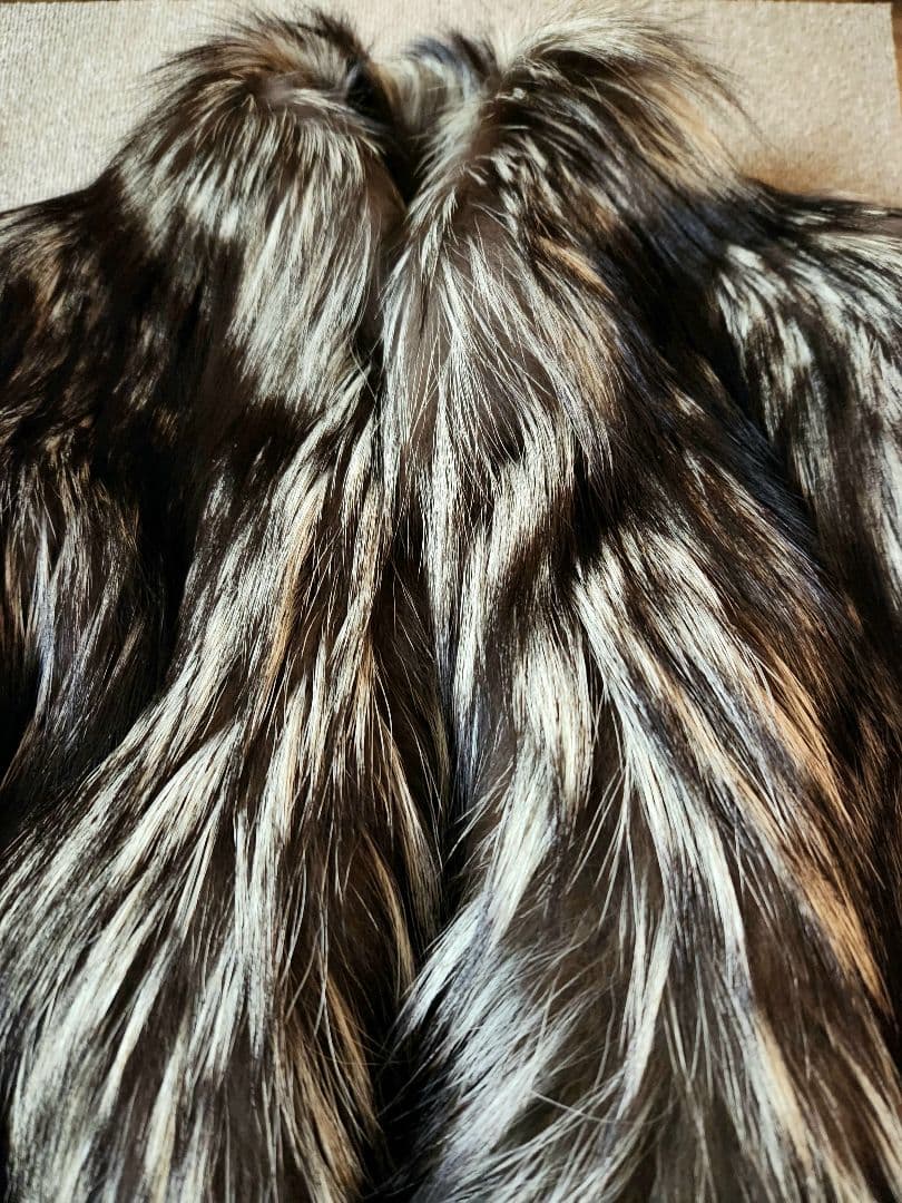 garden 　毛皮　コート　フォックス　シルバーフォックス　EMBA