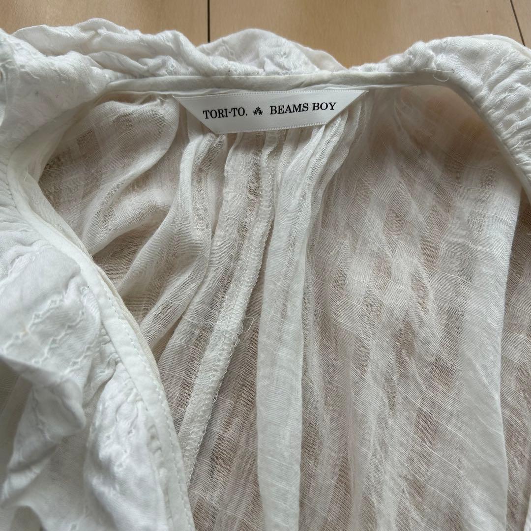 TORI-TO BEAMS JAPAN アシメフリルブラウス