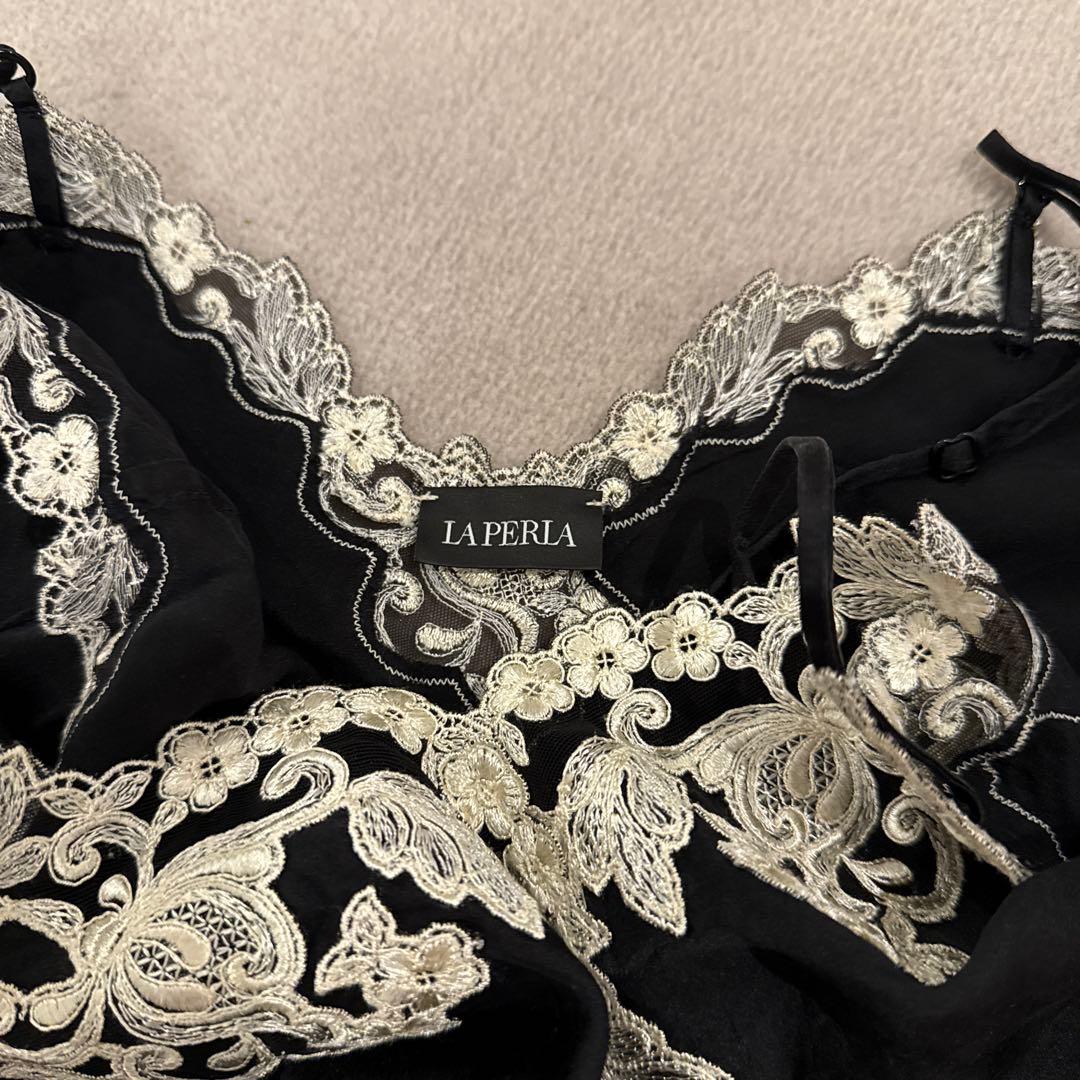 LA PERLA & Hanky Panky ブラックキャミソール