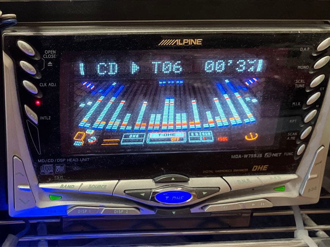だ*い様 アルパイン　CD MDデッキ