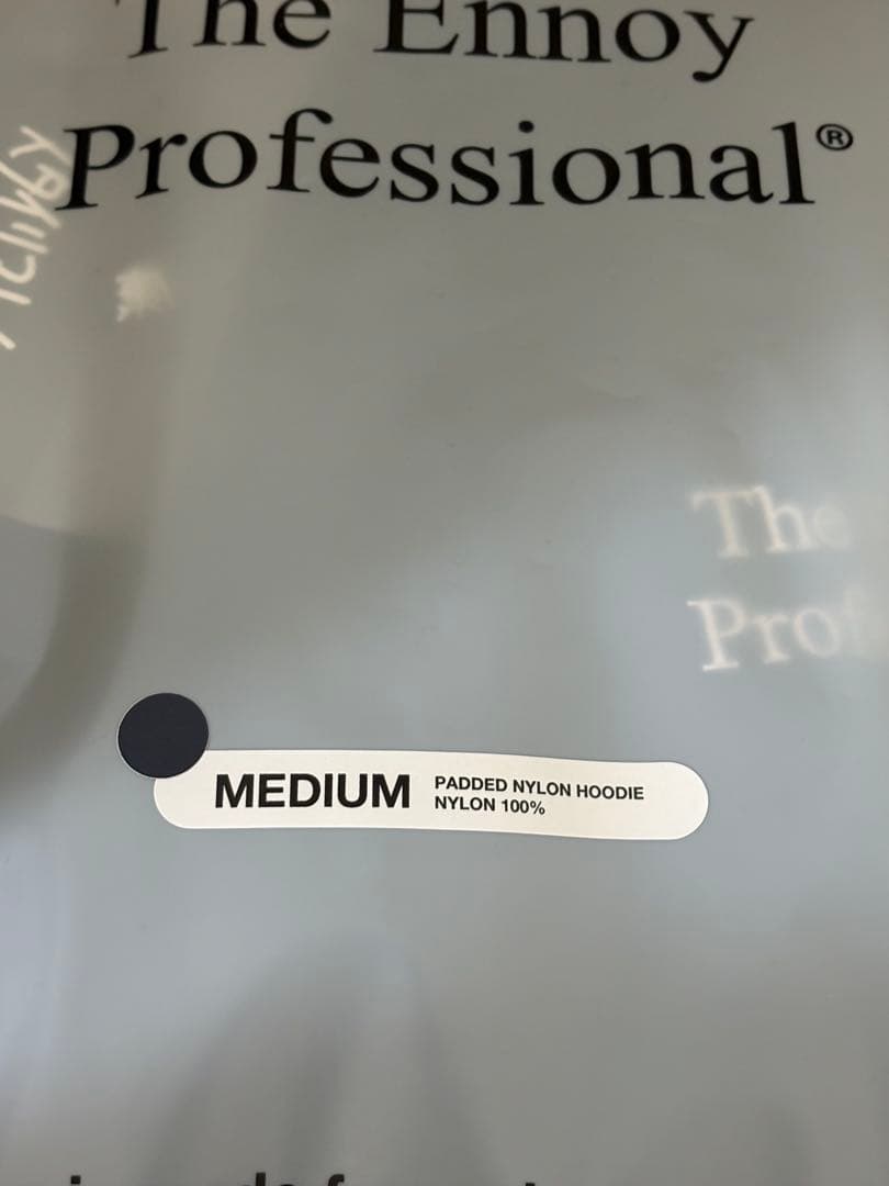 ENNOYとスタイリスト私物 PADDED NYLON HOODIE Mサイズ