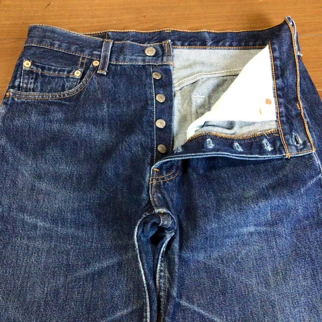 97年USA製リーバイス501 W32 股下71cm グランジデニム