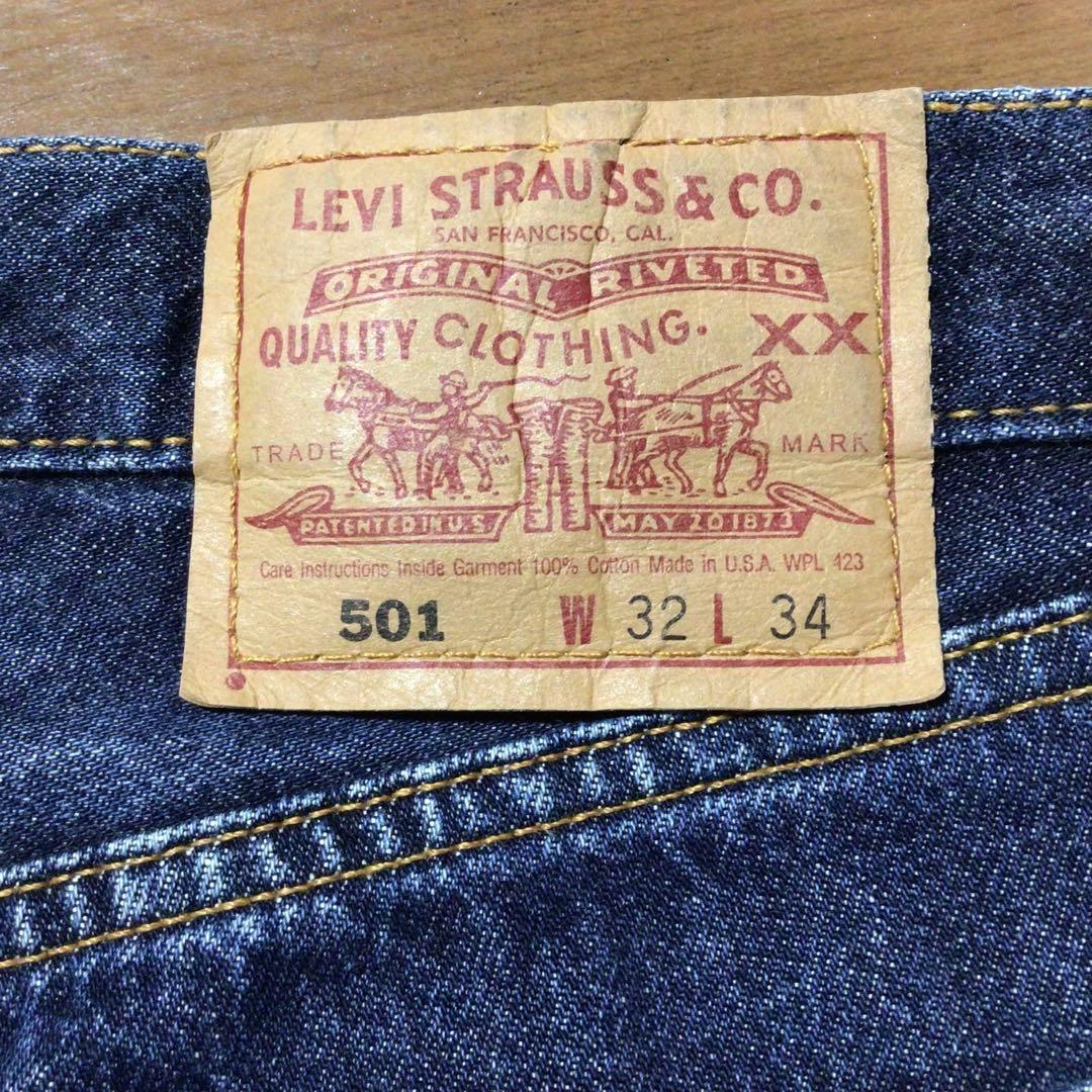 97年USA製リーバイス501 W32 股下71cm グランジデニム