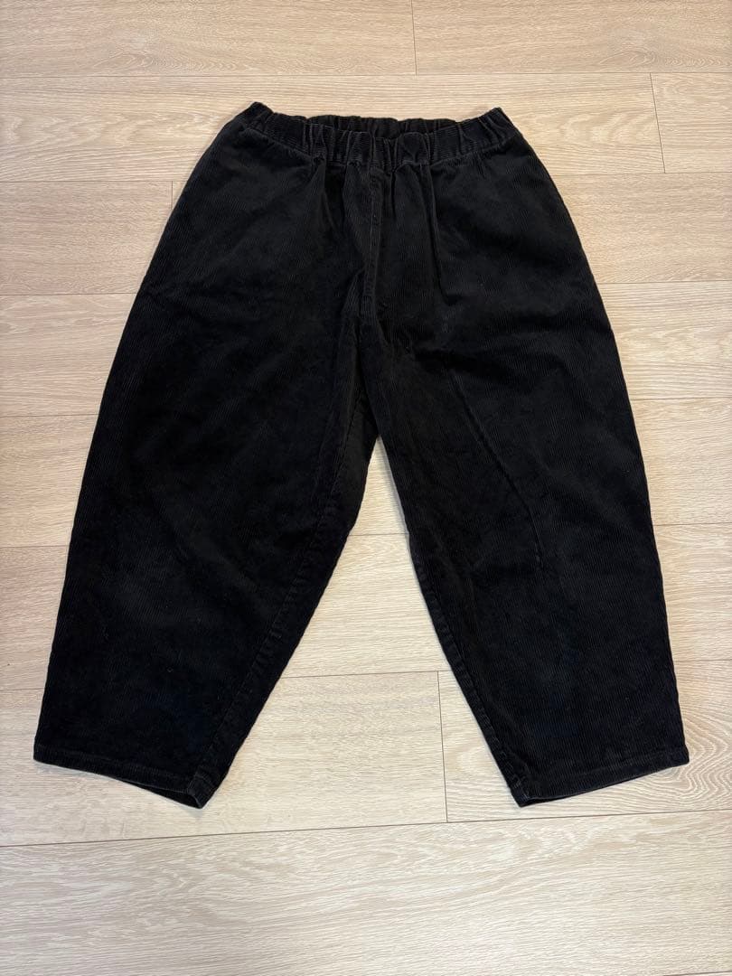 tandey オローネ バルーンパンツ コーデュロイ ブラック