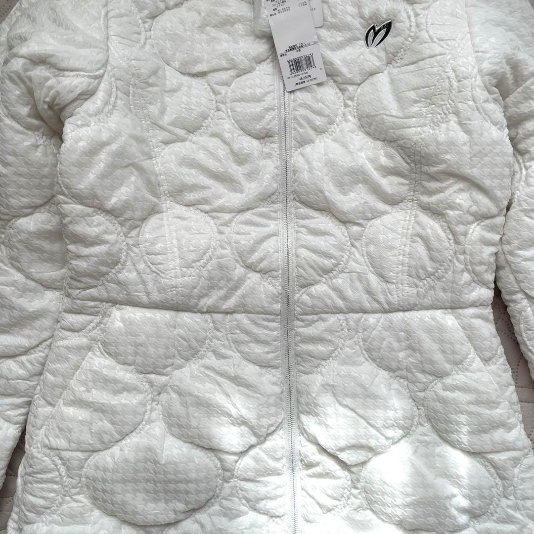 MASTER BUNNY EDITION ゴルフウエア　中綿ワンピースコート白