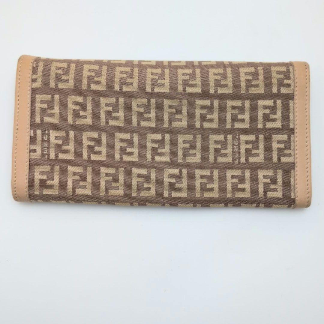 FENDI フェンディ 長財布 二つ折り ズッキーノFFゴールド金具マンマ