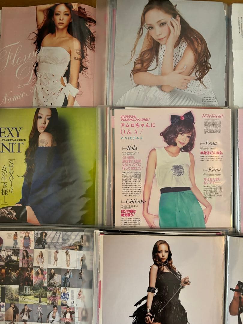 安室ちゃん　安室奈美恵　雑誌切り抜き　スクラップブック