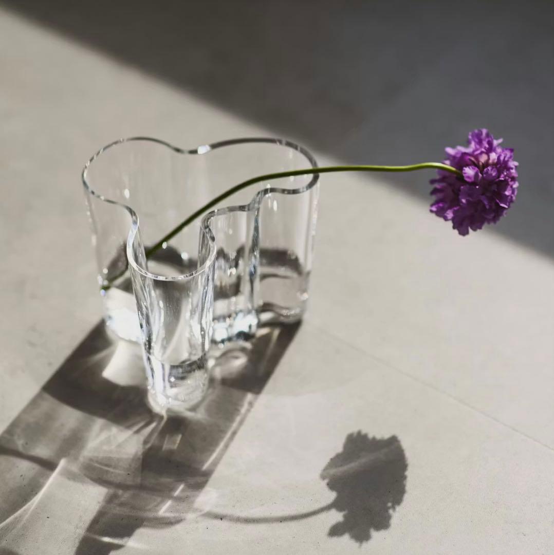 新品  イッタラ アルヴァ・アアルト ベース 95mm 花びん