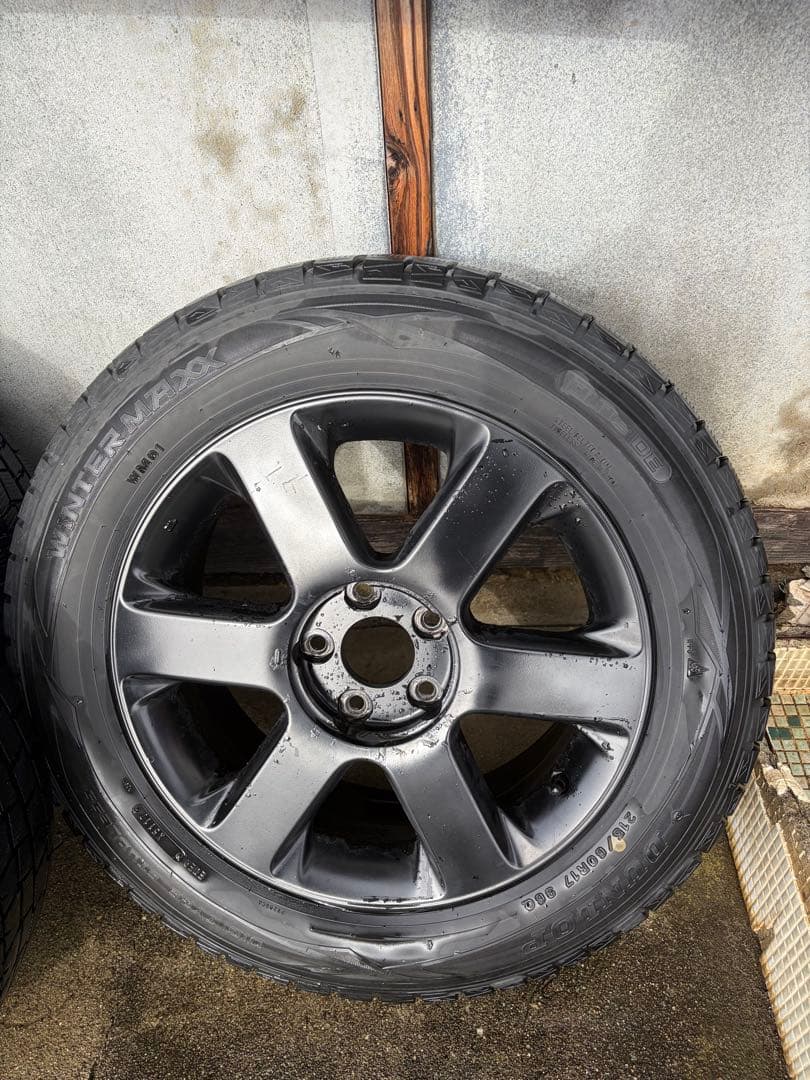 スタッドレスタイヤホイール４本セット　ダンロップ　　WM01 17インチ