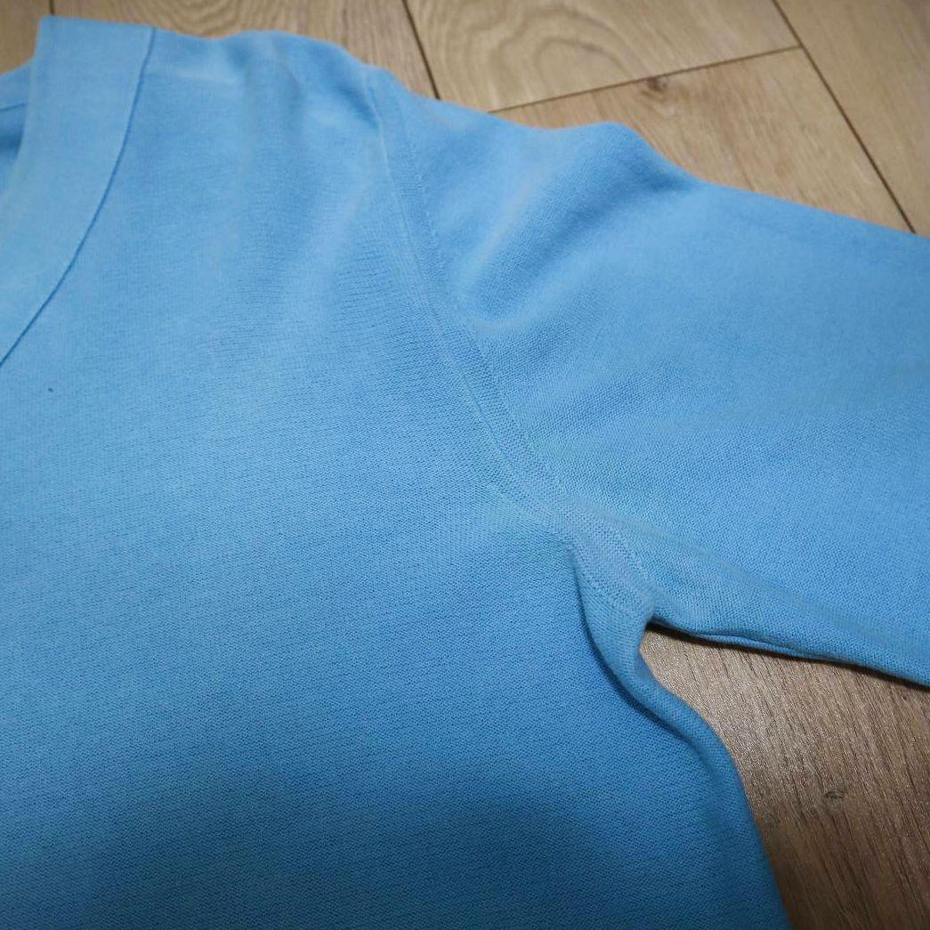 Maison Margiela Vネックセーター M 水色