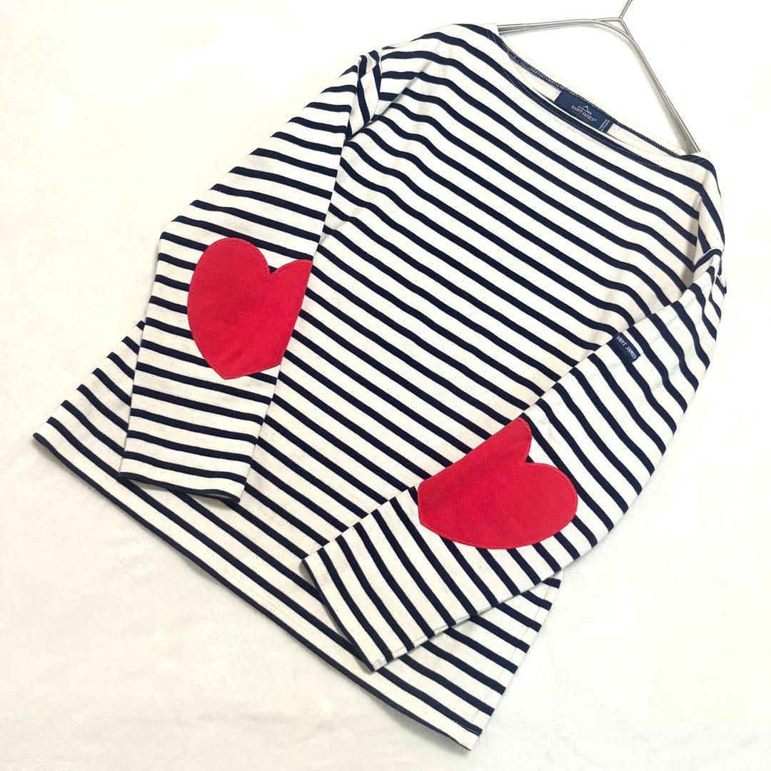 ◆SAINT JAMES◆ウェッソン ハートエルボーパッチ Tシャツ