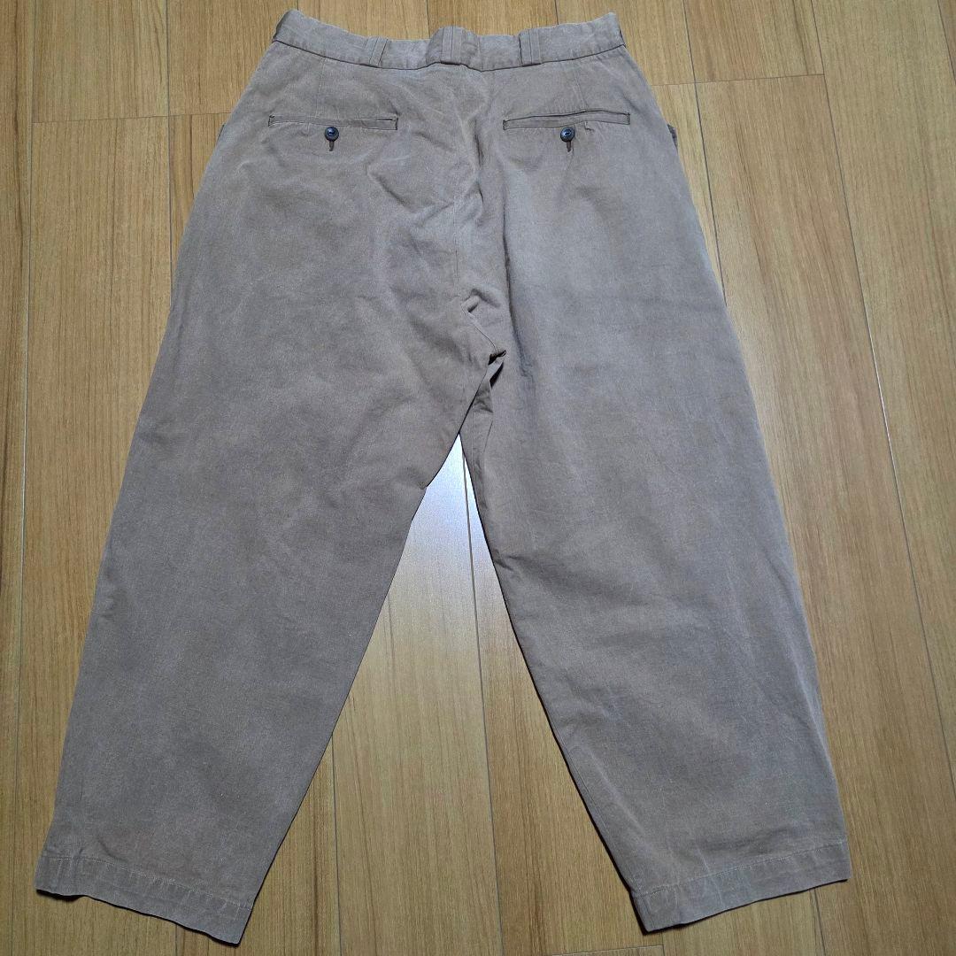 パンツ kaval Front tuck trousers