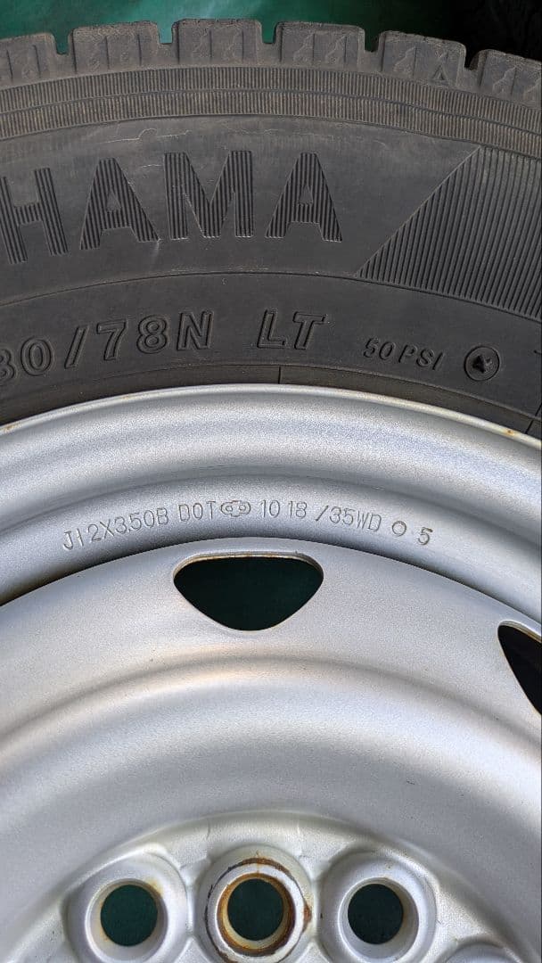 12インチ　ヨコハマ アイスガード　タイヤ・スチールホイール 4本セット