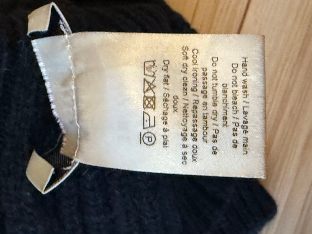 ルメール　バラクラバ　Lemaire スミ黒