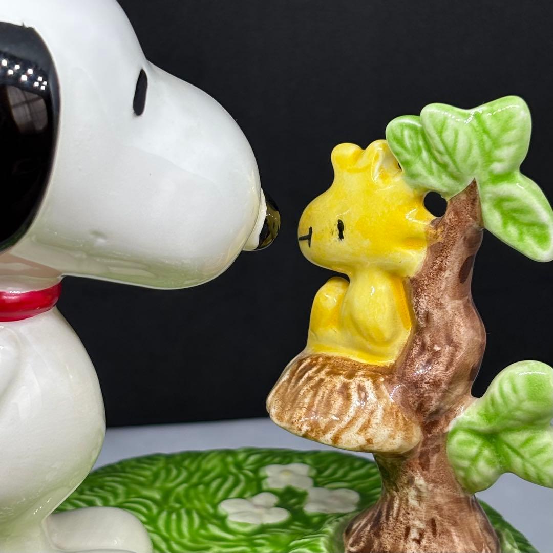 ニ*キ様 PEANUTS スヌーピー　陶器　オルゴール　ヴィンテージ