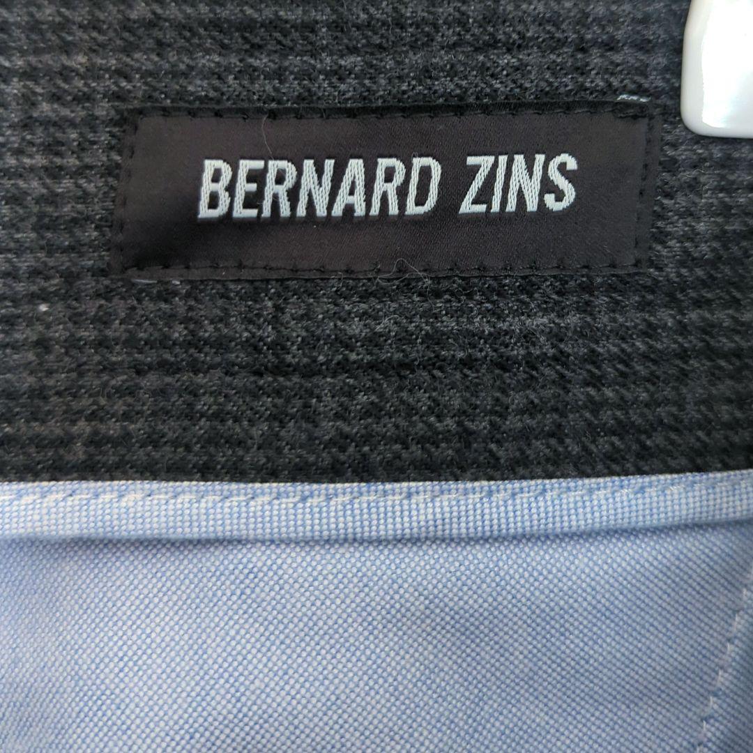ベルナールザンス BERNARD ZINS スラックス グレー 千鳥格子 38