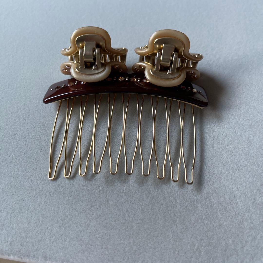 ゆ様限定！accaアッカティアラミニミニクリップ✖️2 ビジューコーム