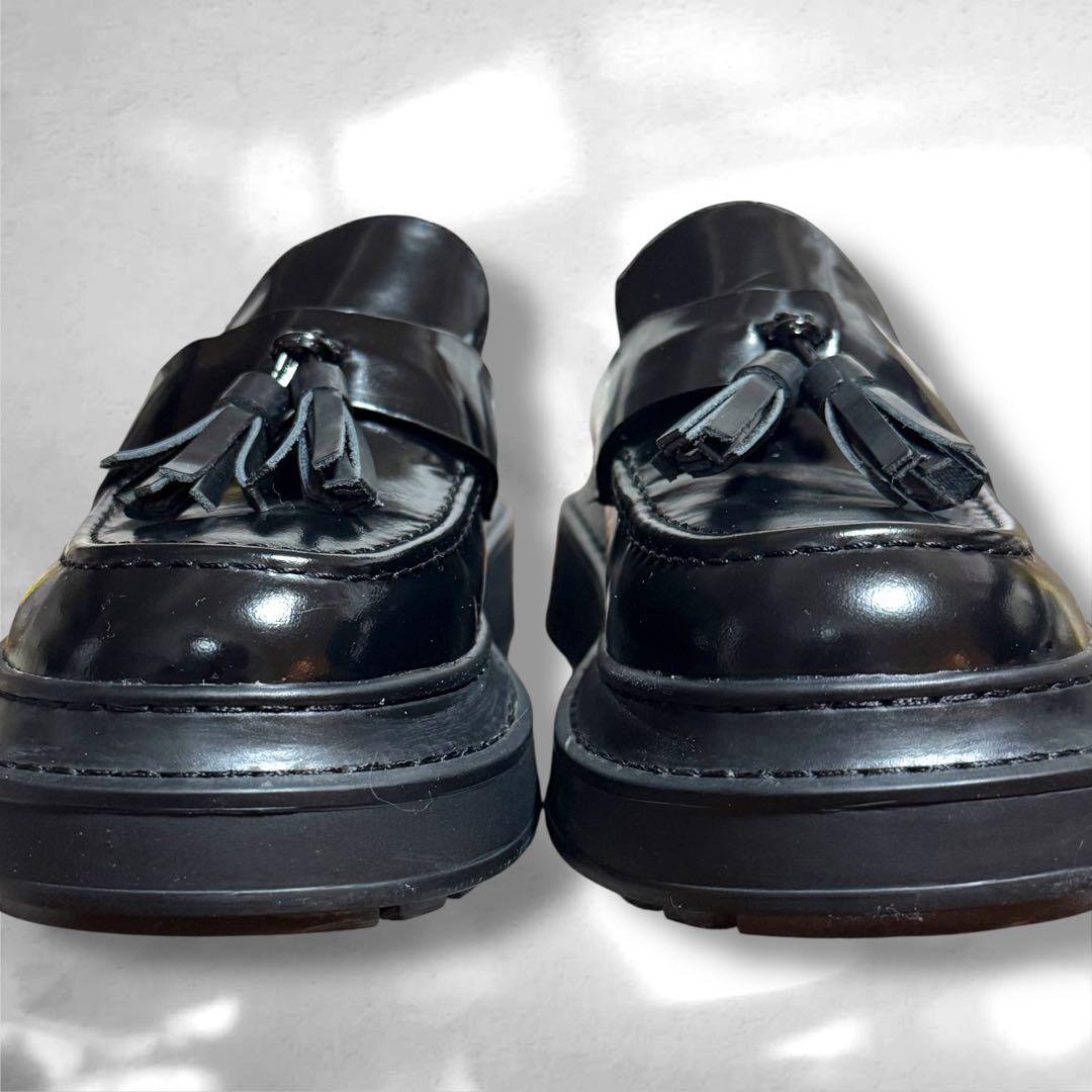 ランバンオンブルー　タッセルローファー　エナメル　ブラック　L 24.5㎝