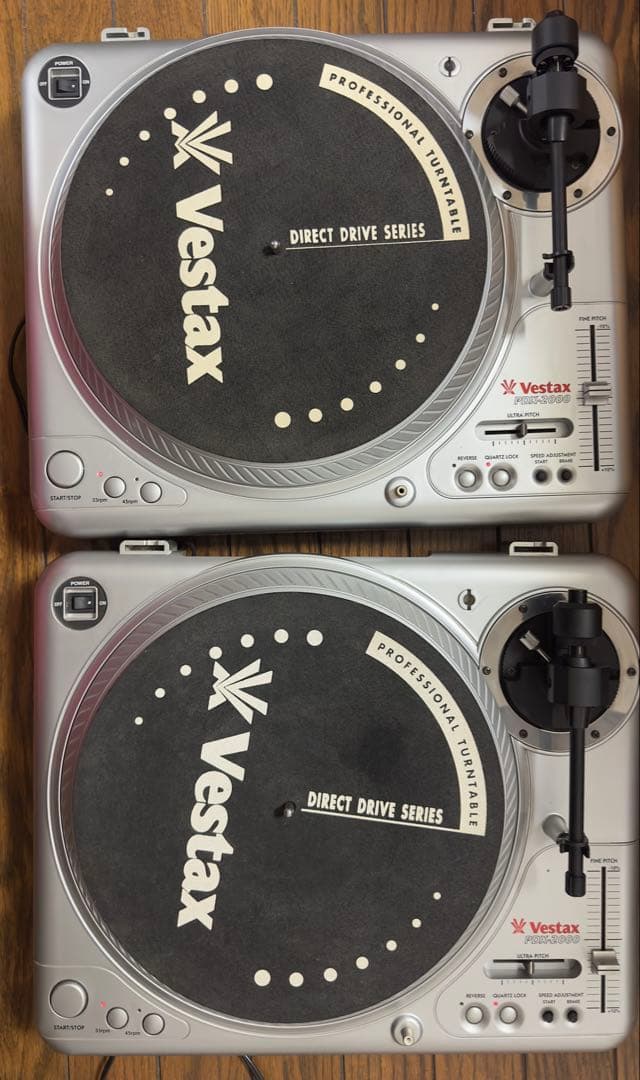 VESTAX PDX-2000 ターンテーブル2台