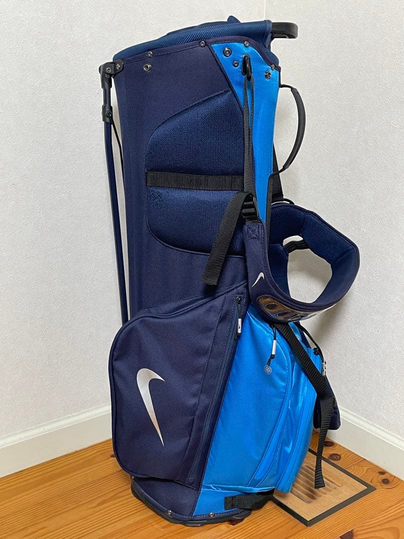 中古　Nike スタンド付きキャディバッグ 青/紺