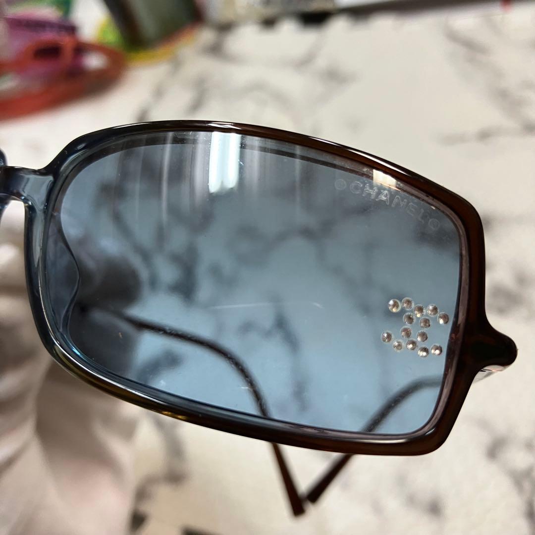シャネル CHANEL サングラス 5043 スクエア　ラインストーンココマーク