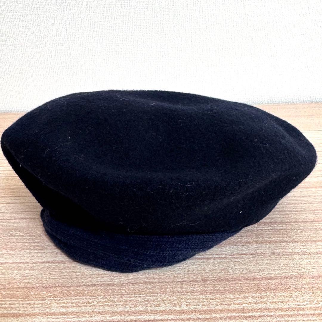 Yohji Yamamoto ベレー帽 ブラック ヨウジヤマモト　プールオム