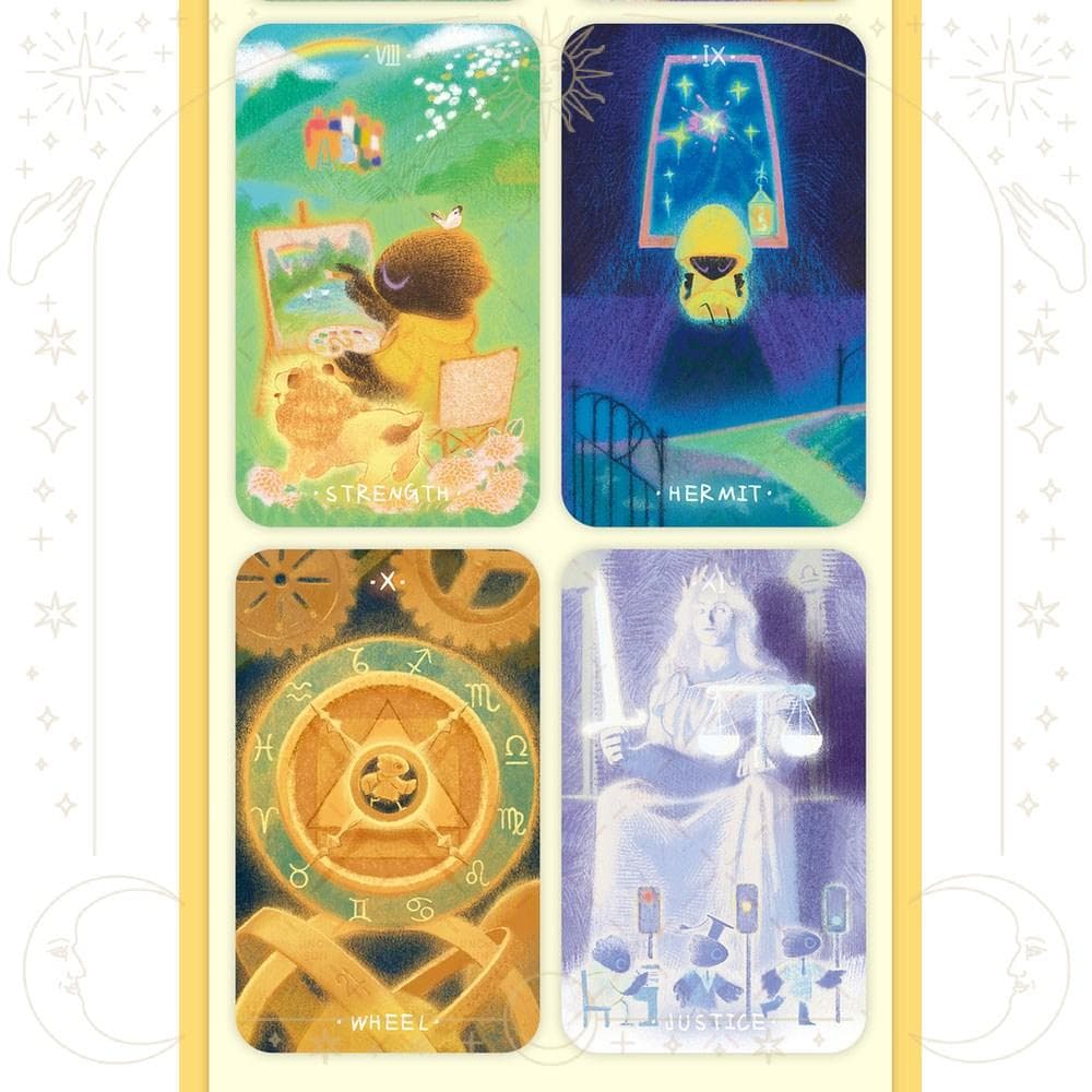 【正規品タロットカード】クラファン完売✨癒しの手描きイラスト✨ちびカラスのデッキ