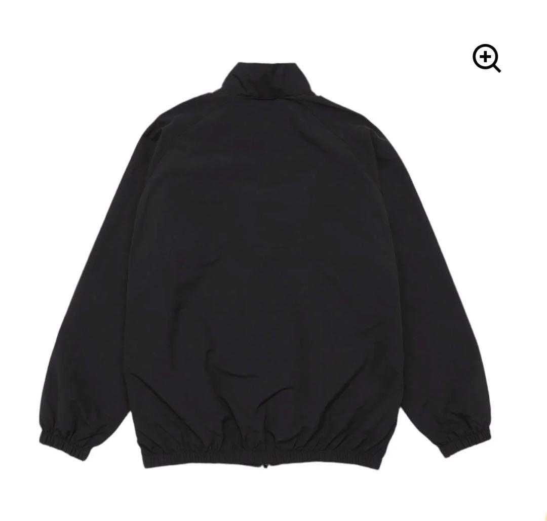 ジャケット・アウター HELIX LOGO CHARM NYLON JACKET BLACK