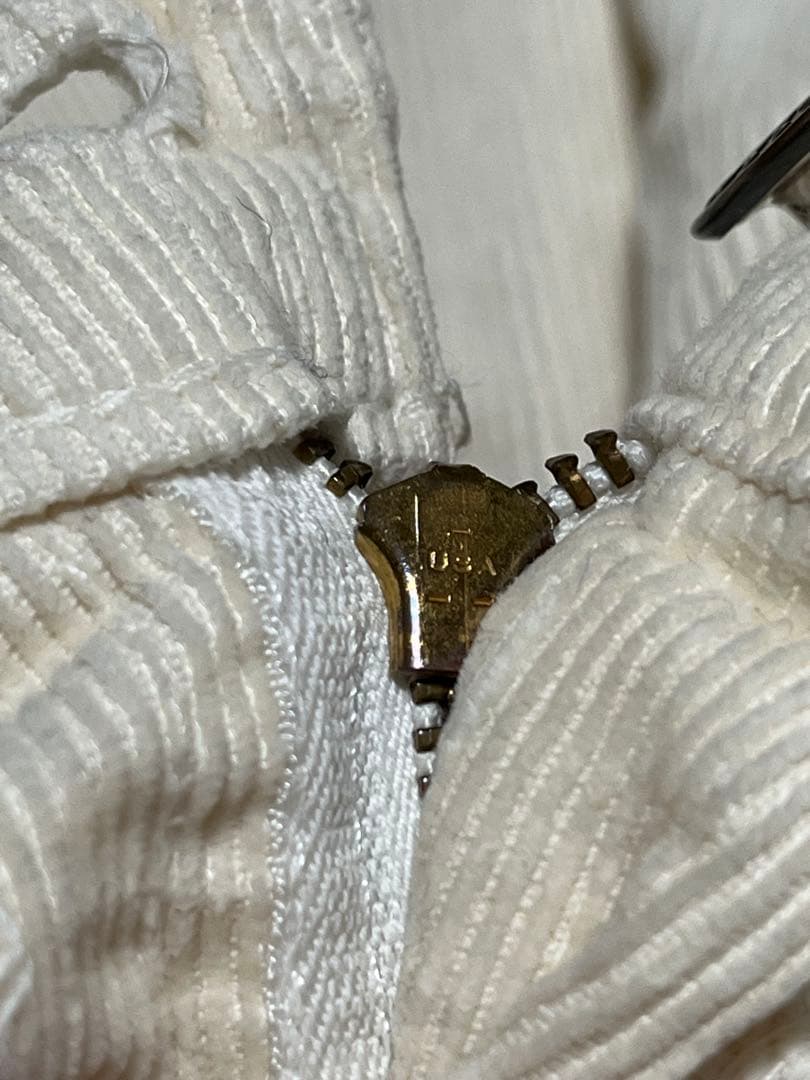 80s USA製 Levi's 646 コーデュロイパンツ 42TALON 白