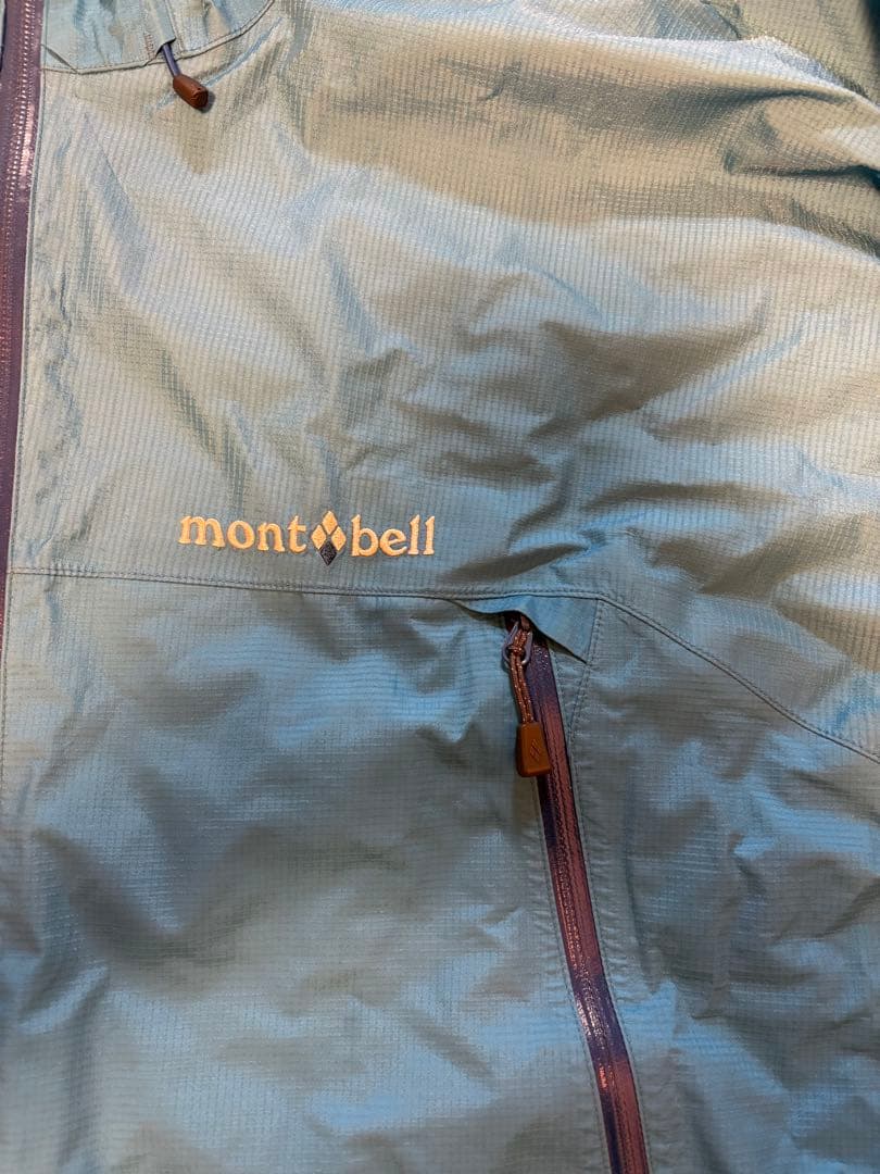 モンベル　ゴアテックスジャケット　ブルー、L 綺麗な状態です。