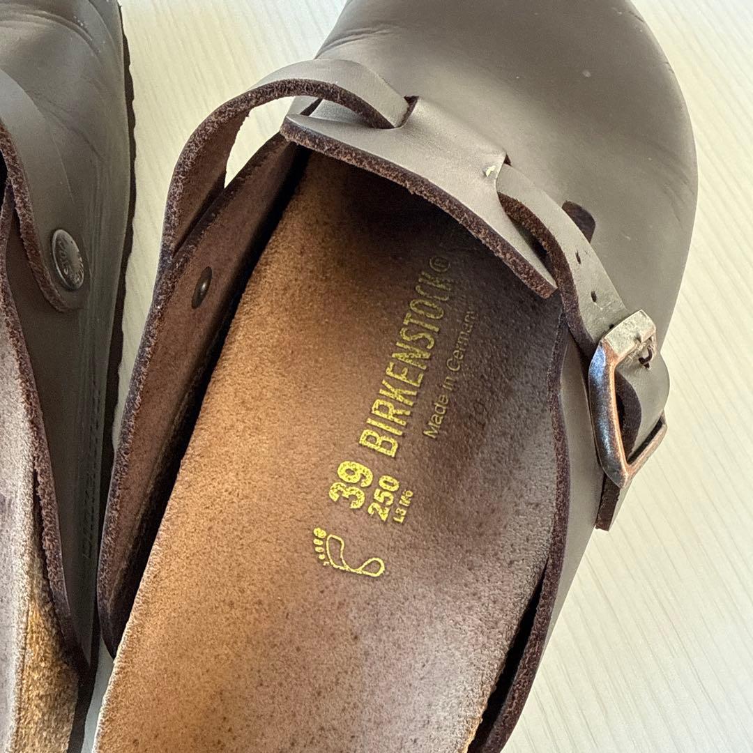 2024モデルビルケンシュトック ボストン39 25cm ブラウン