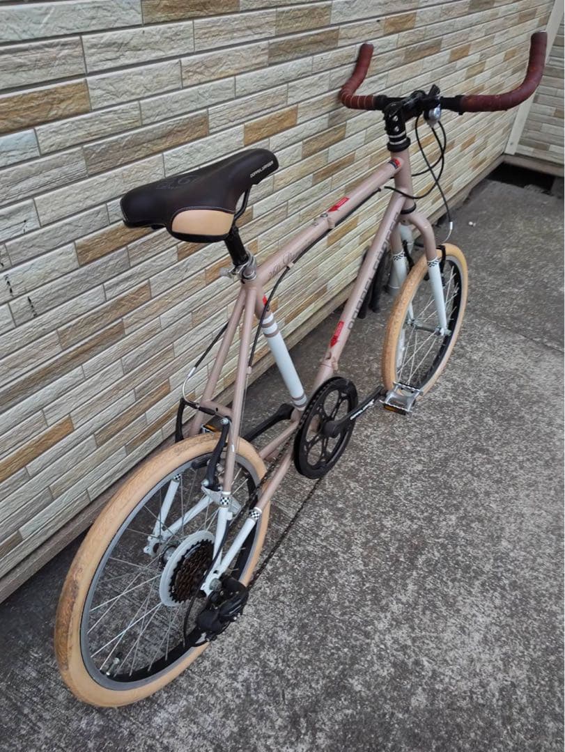 引取限定 中古自転車 7段変速 450MM ミニベロ軽整備済み 防犯登録対応