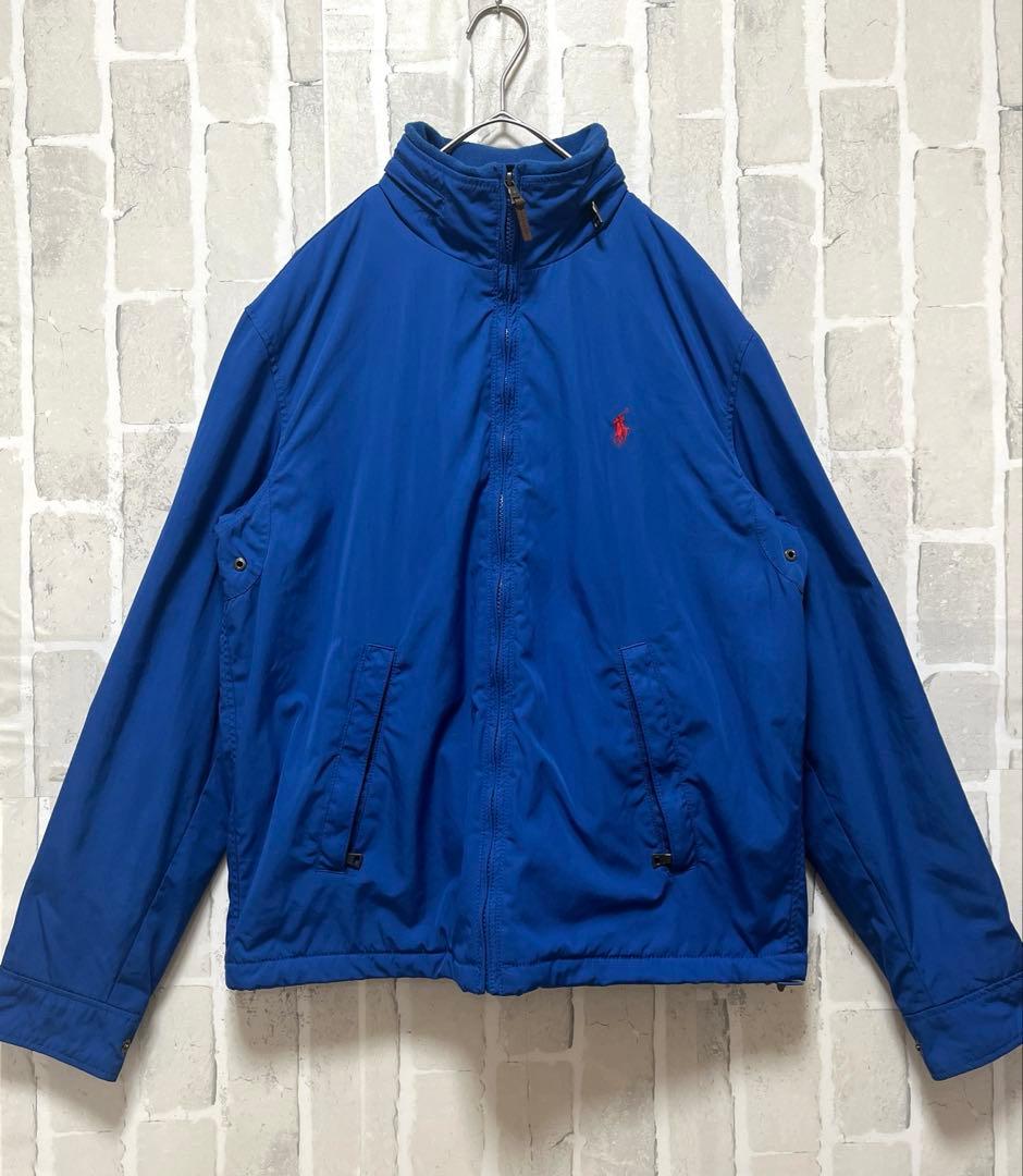 ポロ ラルフローレン ウォームアップジャケット シェルジャケット 裏フリース