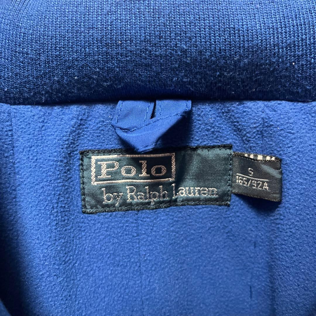 ポロ ラルフローレン ウォームアップジャケット シェルジャケット 裏フリース