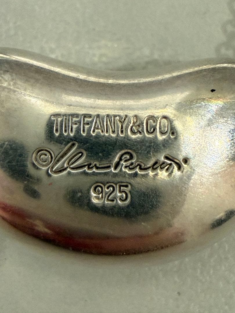 Tiffany & Co. ビーン型ペンダントネックレス