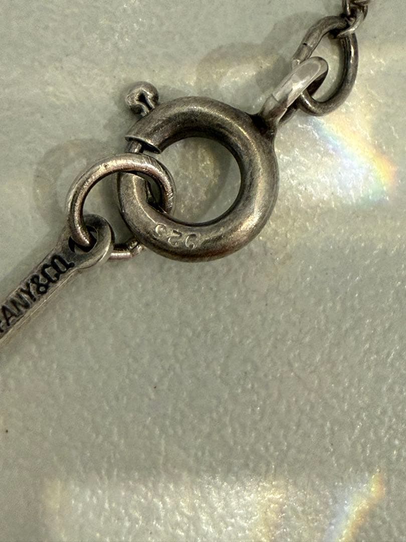 Tiffany & Co. ビーン型ペンダントネックレス